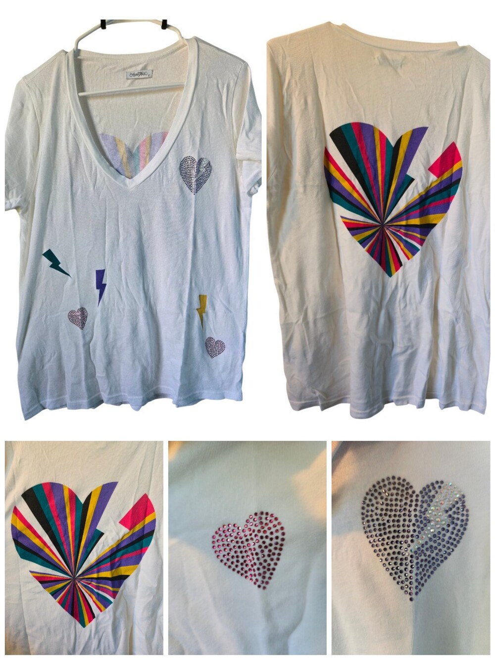 Lauren Moshi Rays Of Love Cruz tee - Picture 1 of 10